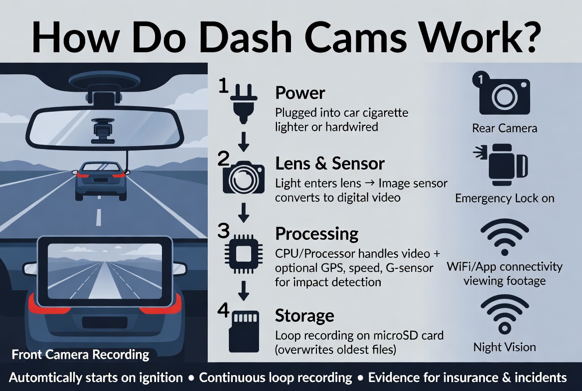 How Do Dash Cams Work