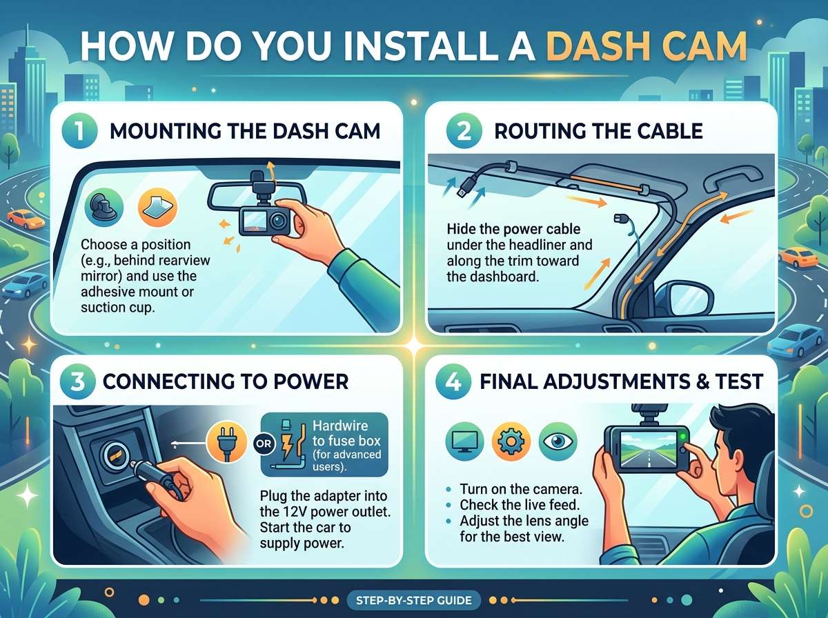 How Do You Install a Dash Cam