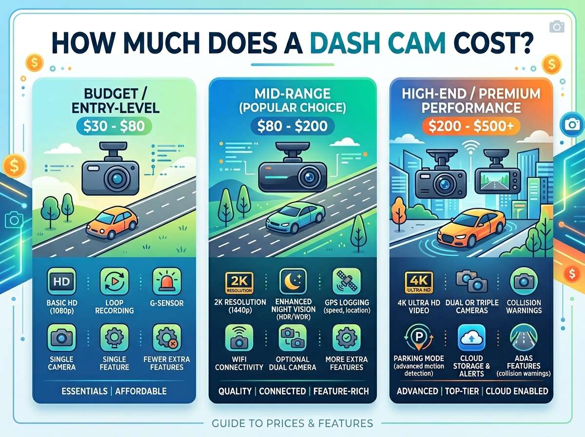 How Much Does a Dash Cam Cost?