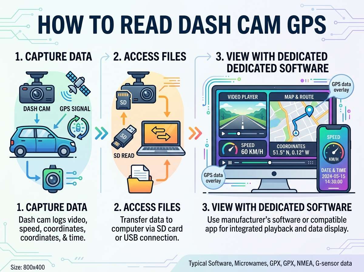How to Read Dash Cam GPS Data