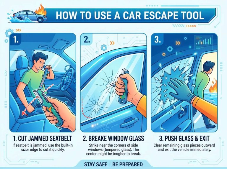 How to Use a Car Escape Tool