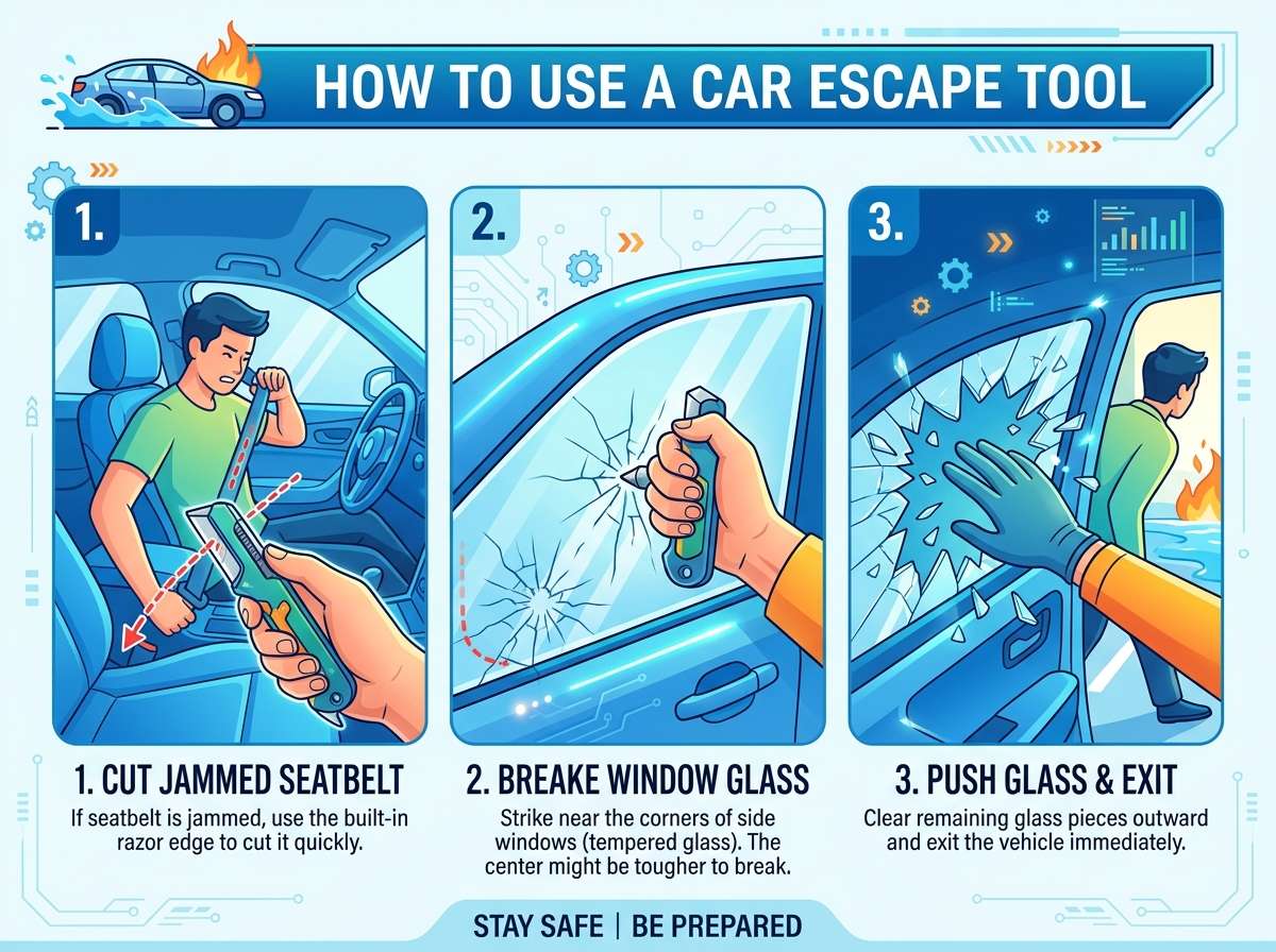 How to Use a Car Escape Tool