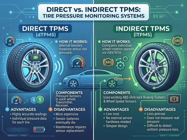 Direct vs Indirect TPMS