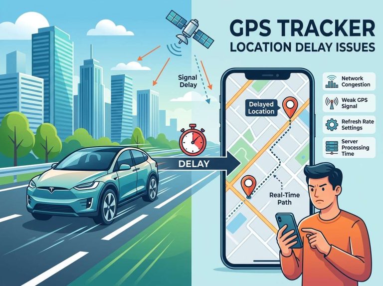 GPS Tracker Location Delay Issues