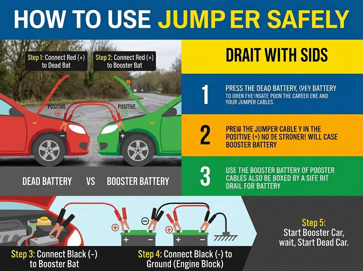 How to Use Jumper Cables Safely