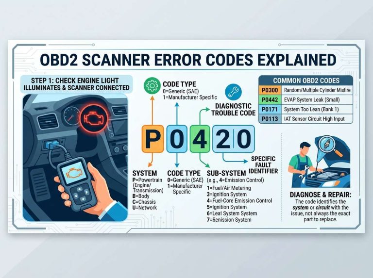 OBD2 Scanner Error Codes Explained