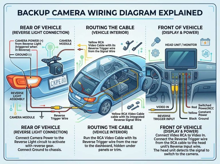Backup Camera Wiring Diagram Explained